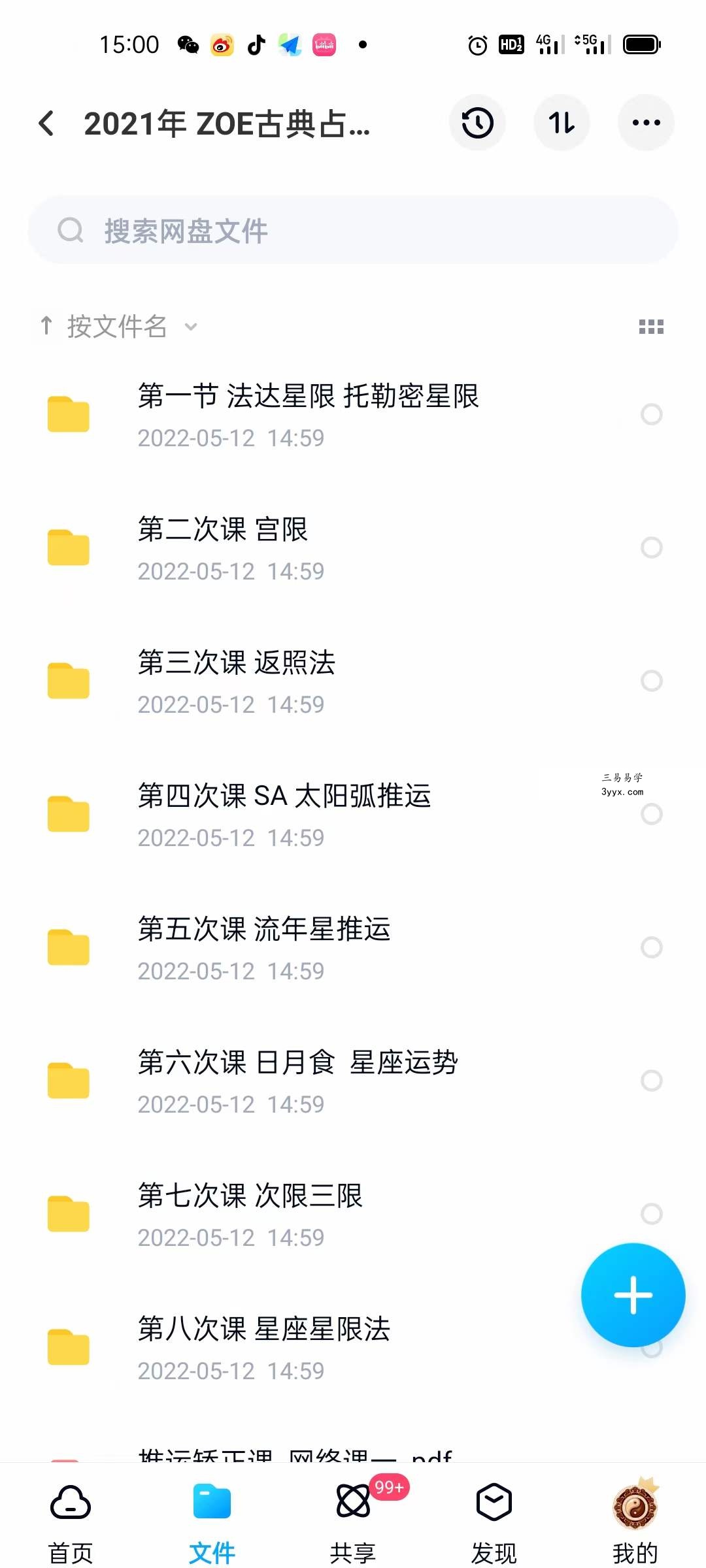 杨国正高徒占星2021年 ZOE古典占星推运课程 资料图片