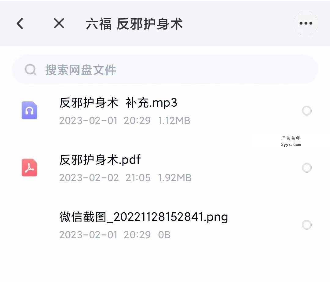 六福 反斜护身 资料图片