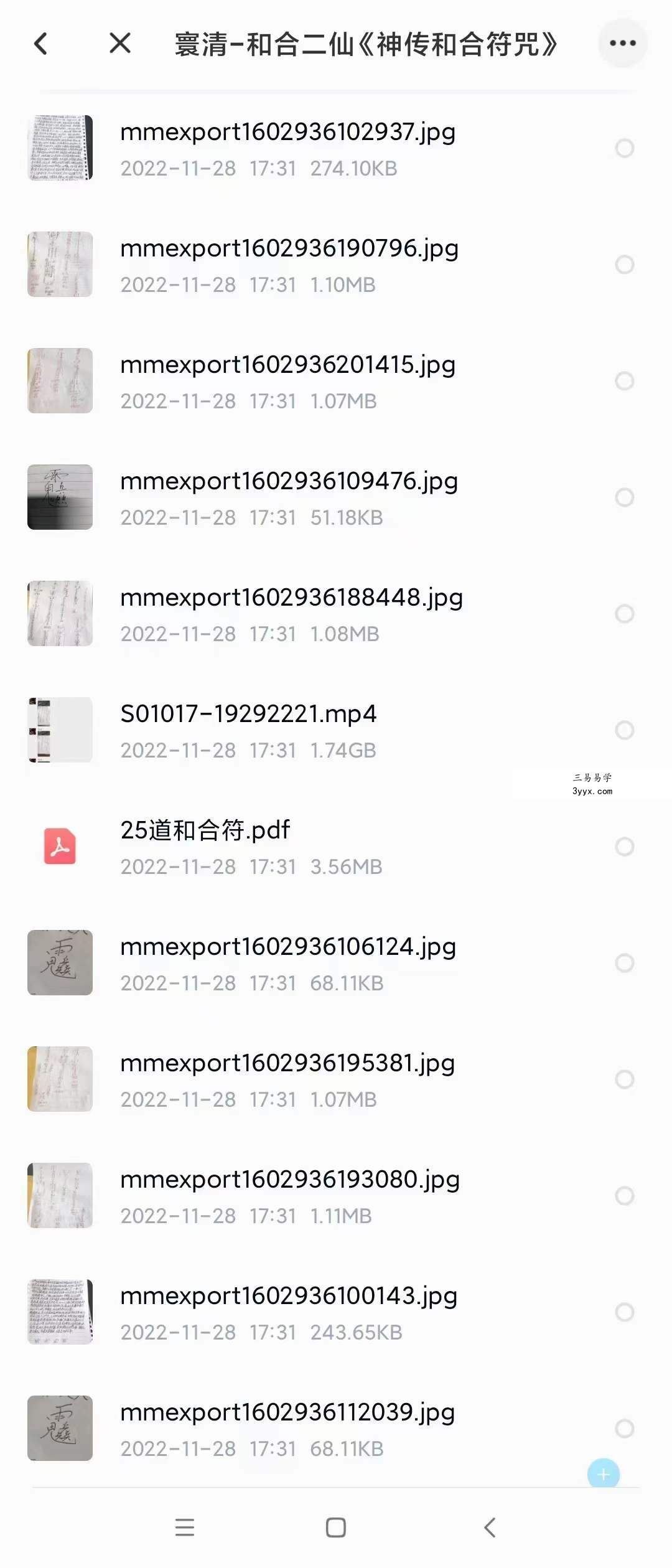 寰清 和合二仙《神传和合符咒》 夸克网盘下载 资料图片