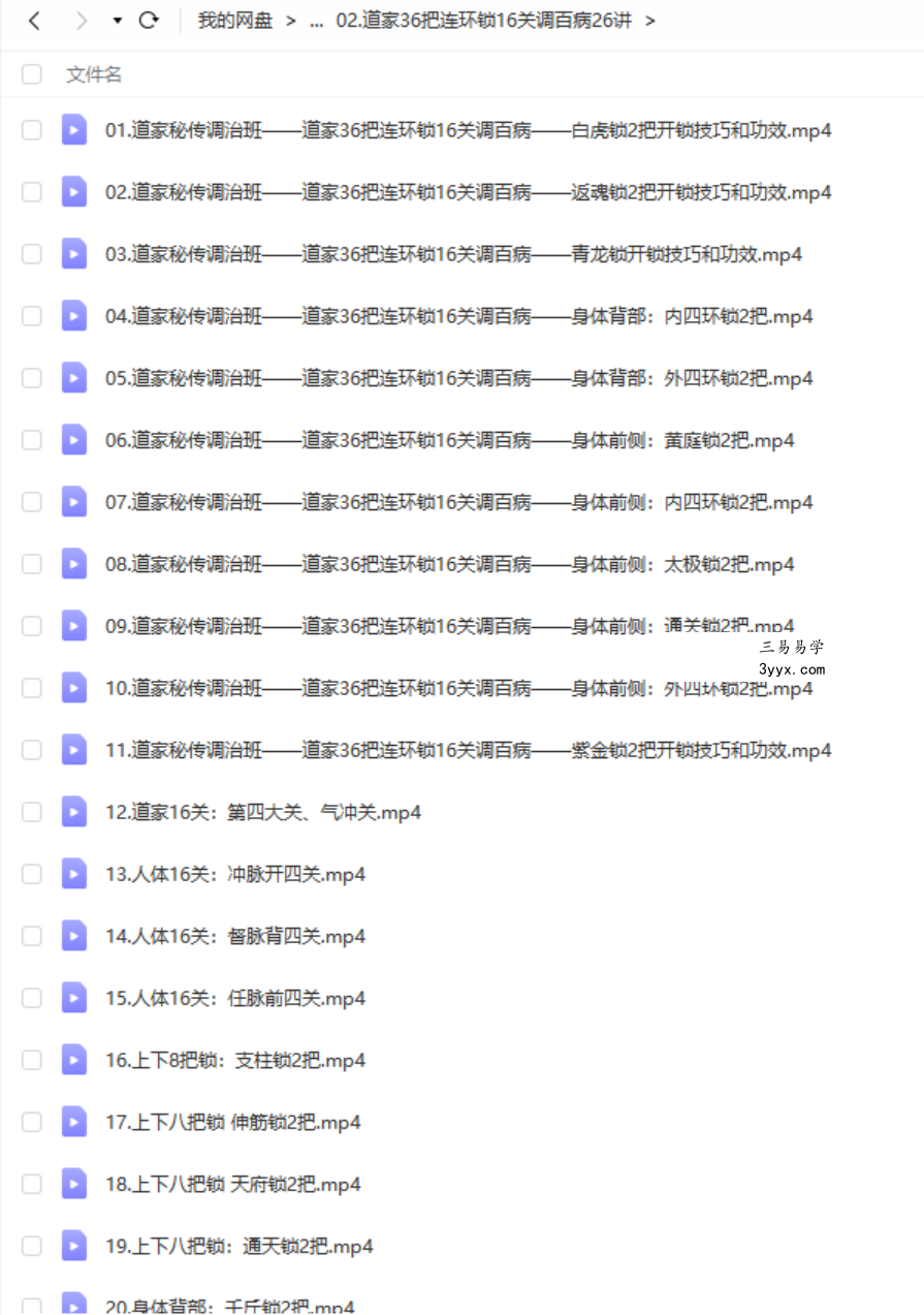 闻宁道医技法秘传班 资料图片