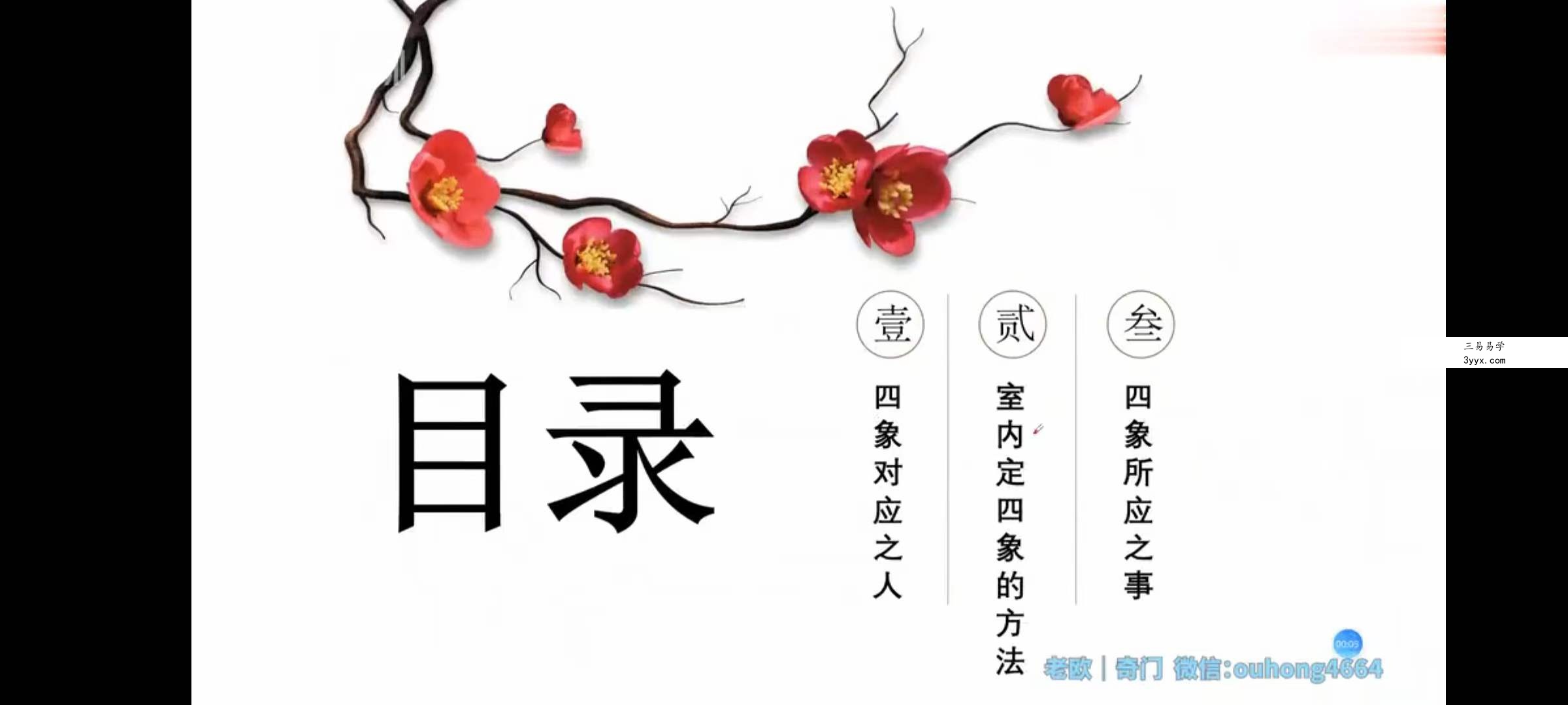 欧先生阳宅风水课程手把手带你学会阳宅风水视频17集 资料图片