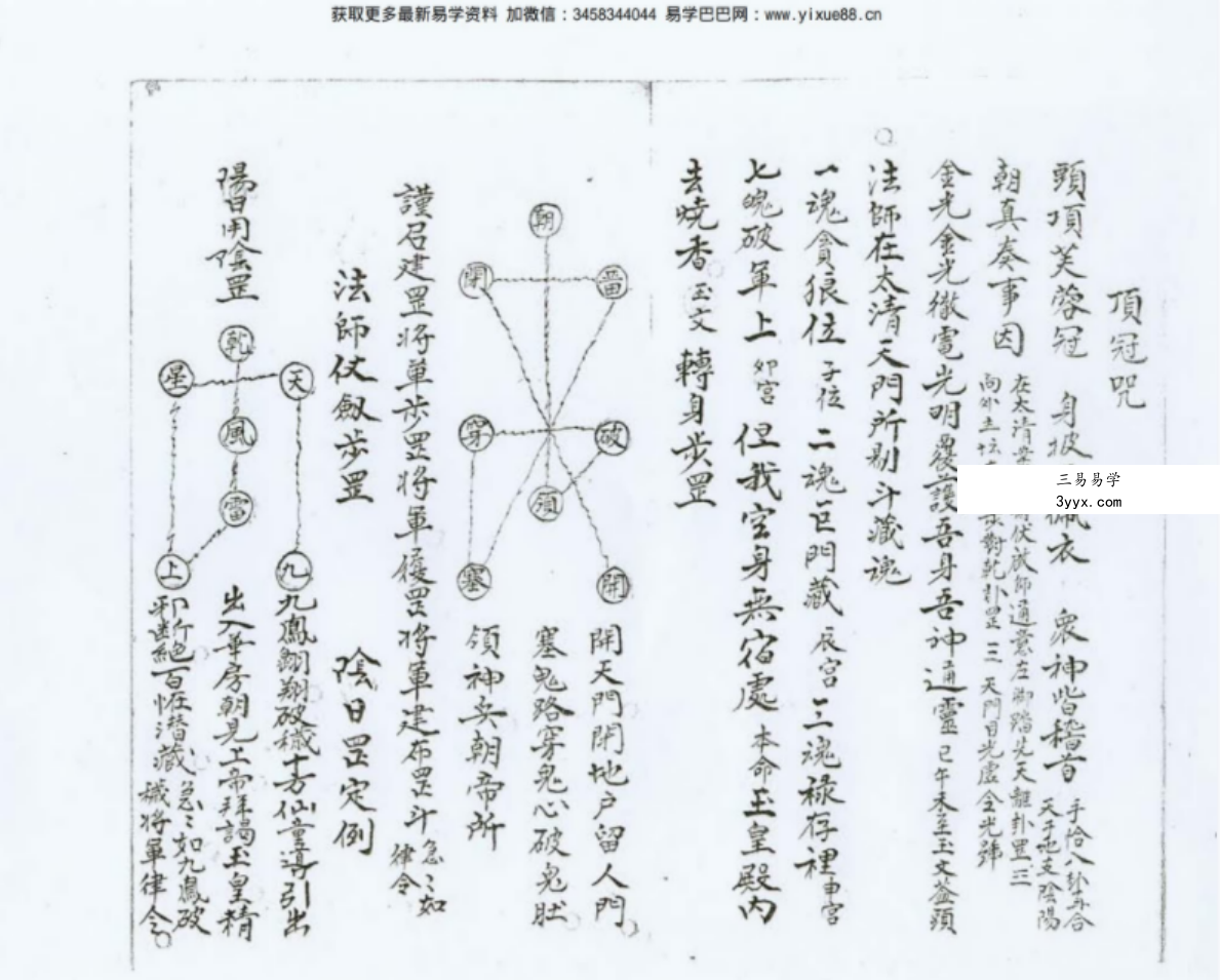 罡圖秘咒 33页 道家秘本 民国辛酉年电子版本 百度网盘下载 资料图片