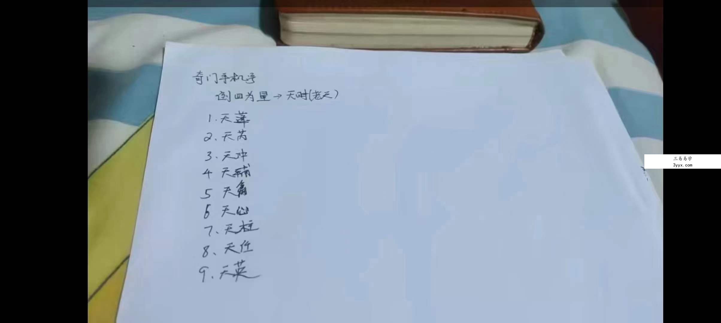 奇门手机号码线下班教学视频 148集 百度网盘下载 资料图片