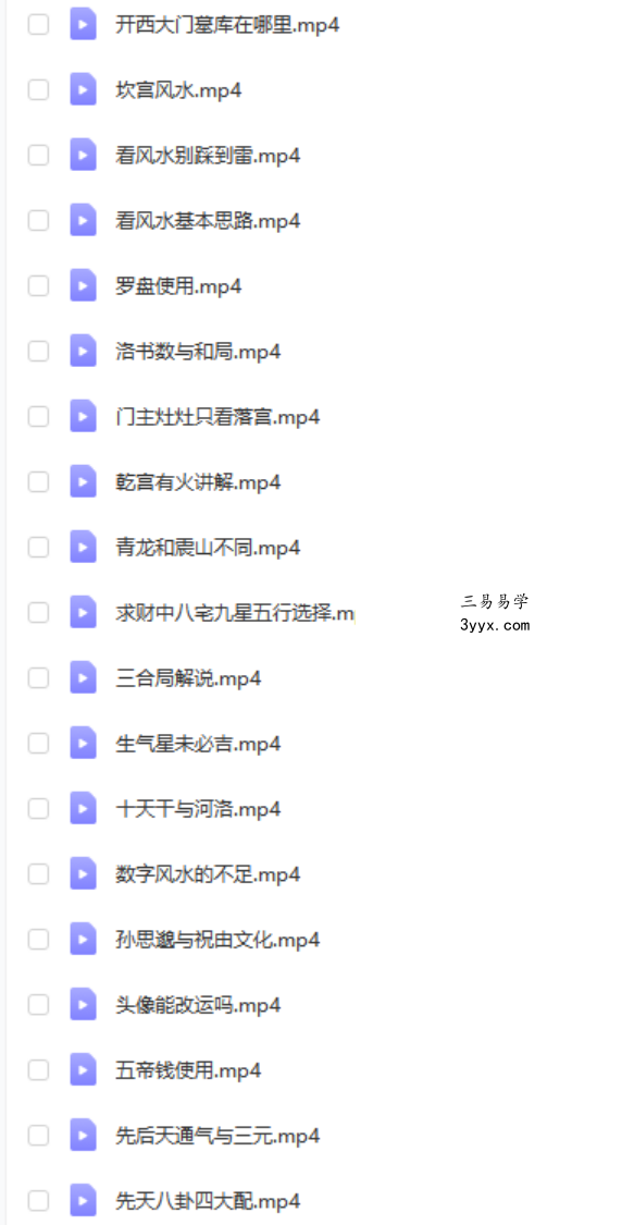 刘易铭 重点风水基础 百度网盘下载 资料图片