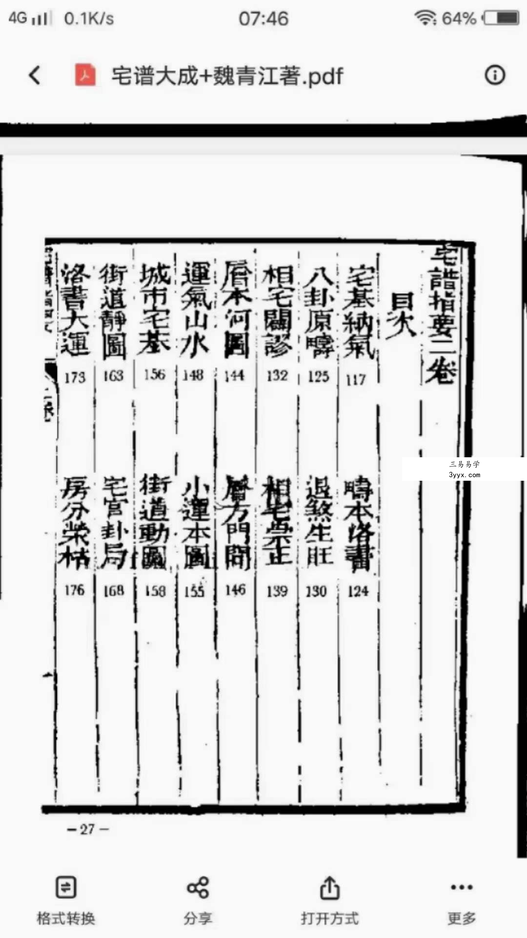 魏青江《阳宅宅谱大成》1002页 百度网盘下载 资料图片