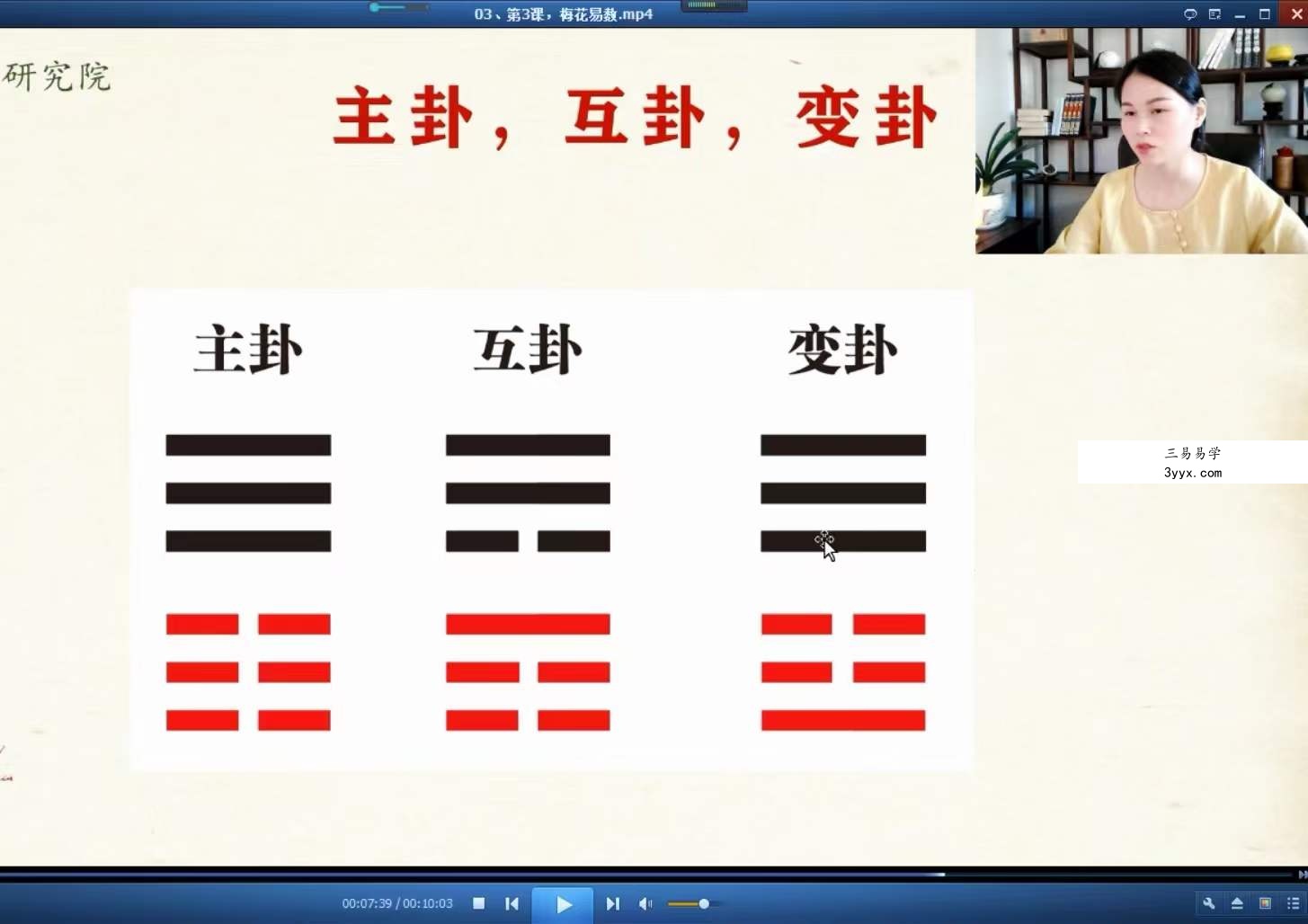 文玥梅花易数系统班 20集 百度网盘下载 资料图片