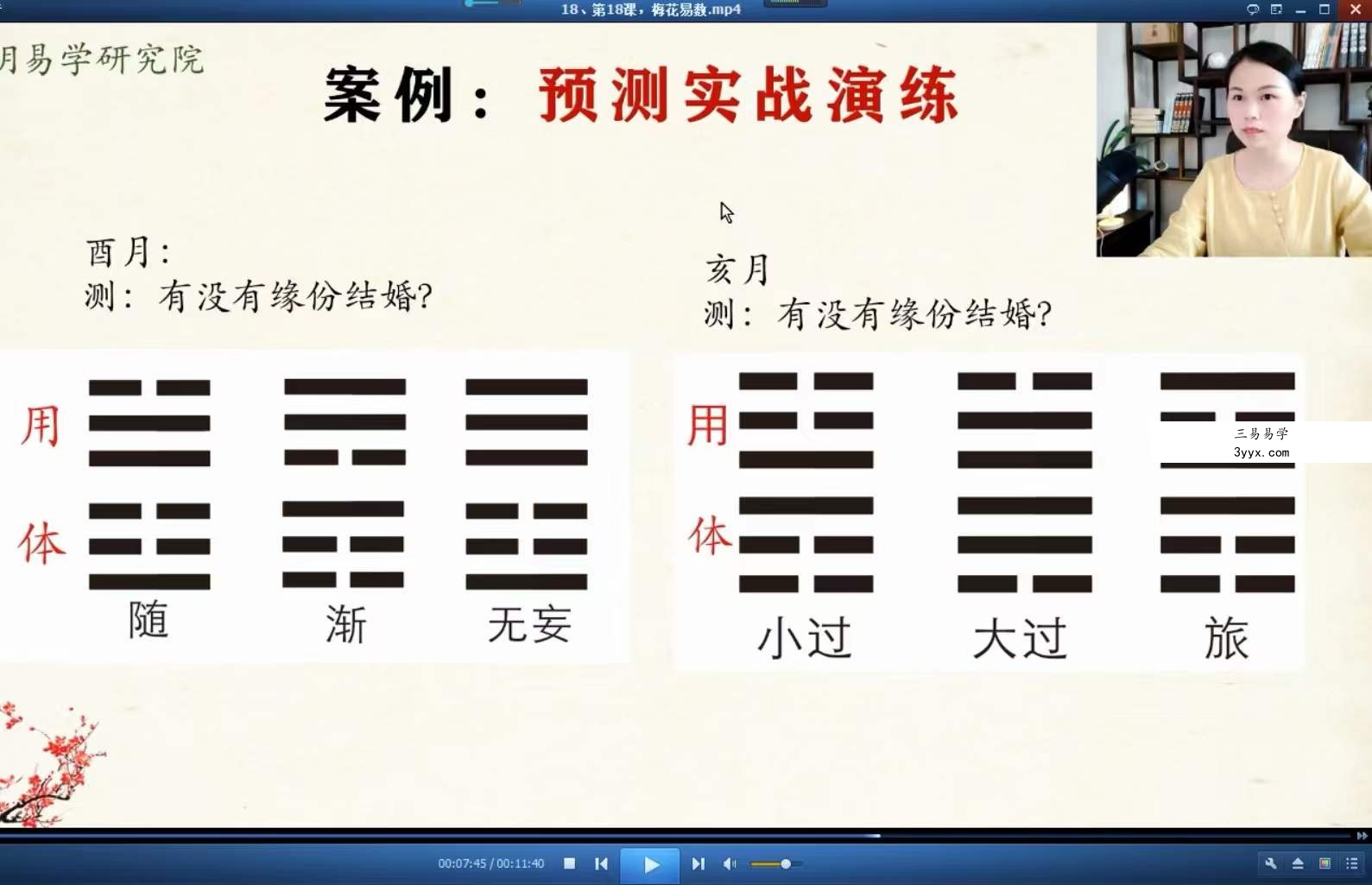 文玥梅花易数系统班 20集 百度网盘下载 资料图片