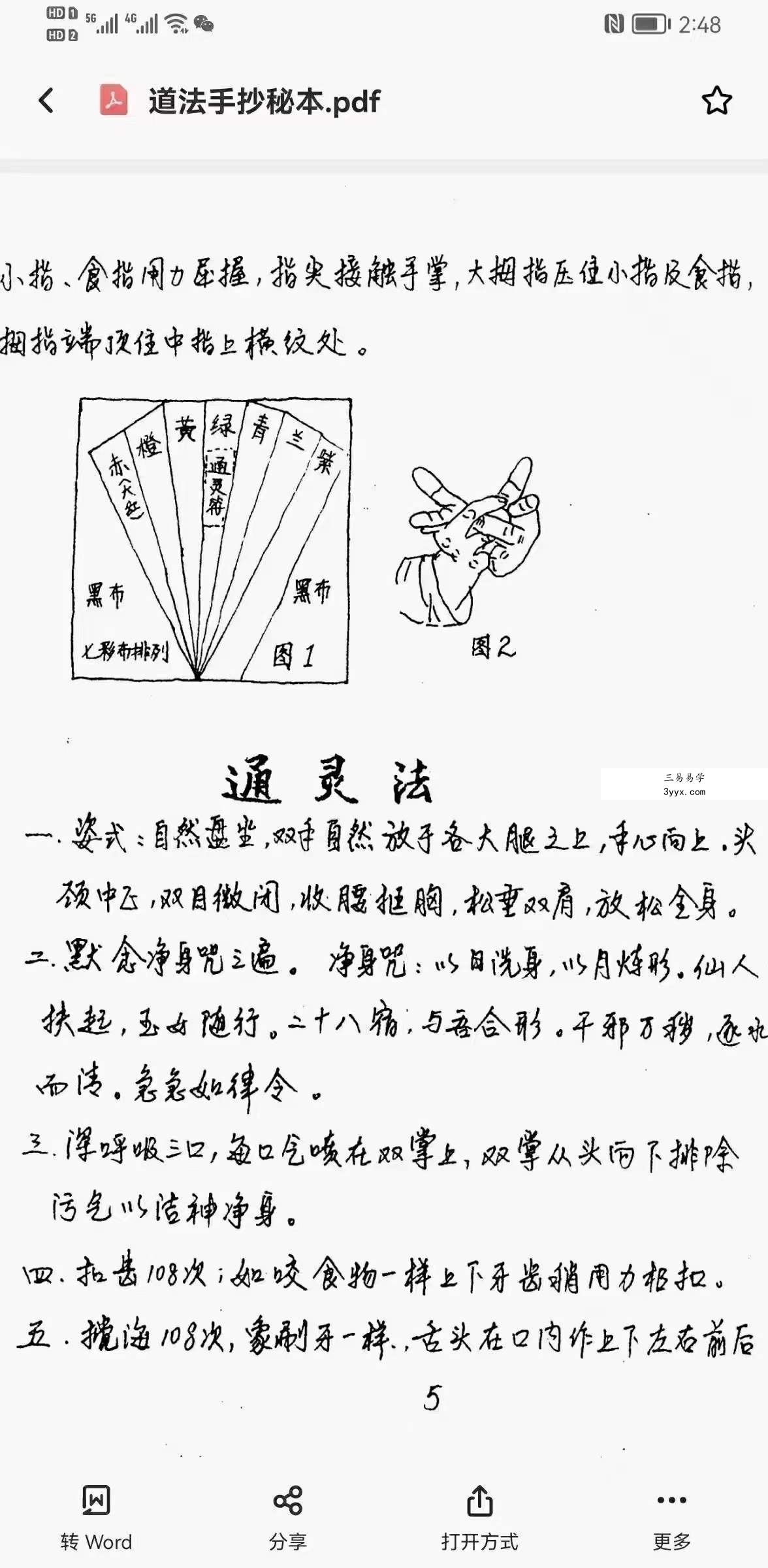 神效实用灵法大全手抄本 百度网盘下载 资料图片