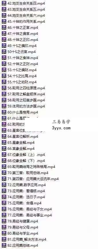 道谷学院 文曾超厉害四柱八字实操+高级 124集视频 百度云下载! 资料图片