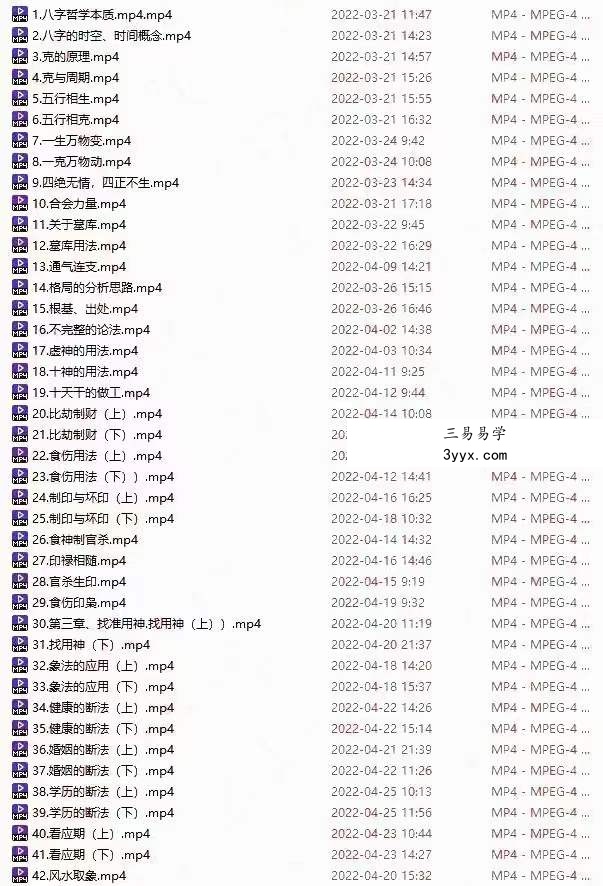 道谷学院 文曾超厉害四柱八字实操+高级 124集视频 百度云下载! 资料图片