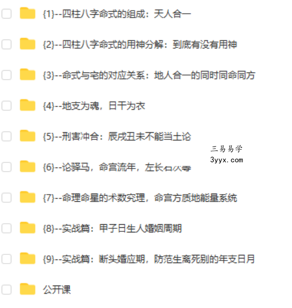 2019年 刘世存 《人生基因八字命理》视频32集 百度网盘下载 资料图片