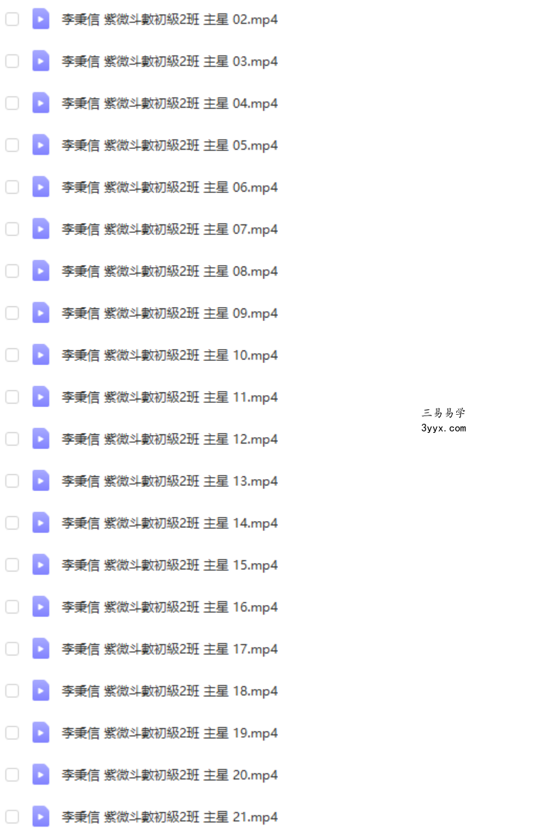 李秉信紫微斗數敏感組合及特殊格局+小星+主星进阶视频 移动网盘下载 资料图片