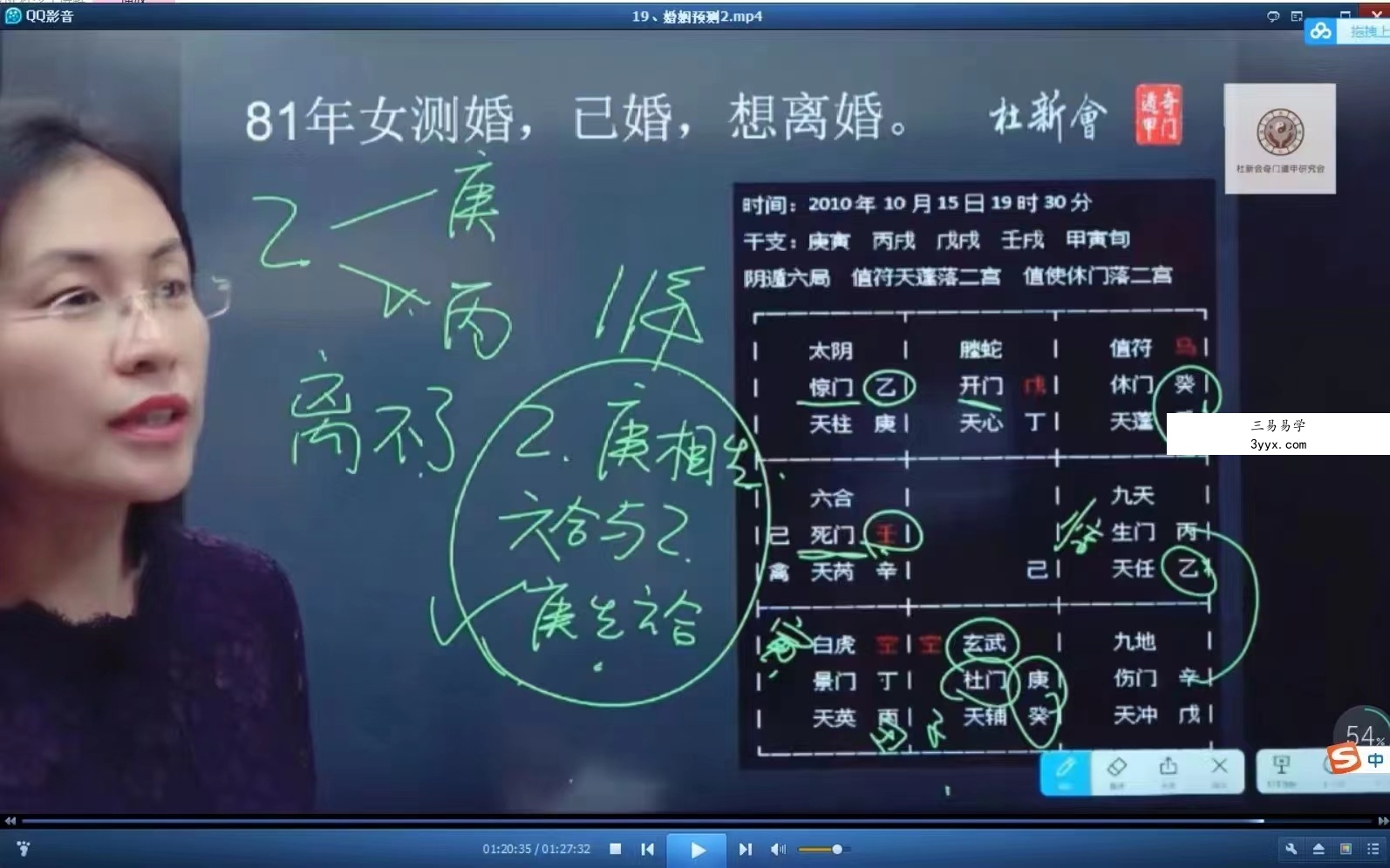 杜少宁讲解 杜新会奇门遁甲 初级班19集珍藏版视频 百度网盘下载! 资料图片