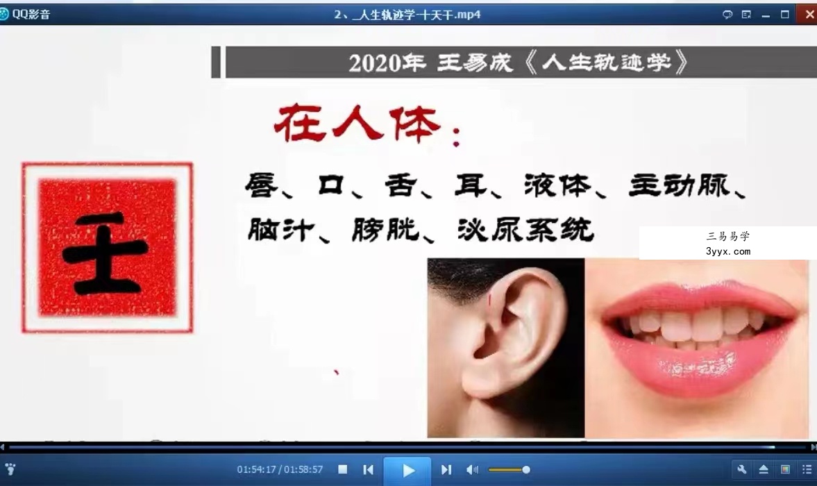 王易成庚子年人生轨迹学课程18集视频 百度网盘下载! 资料图片