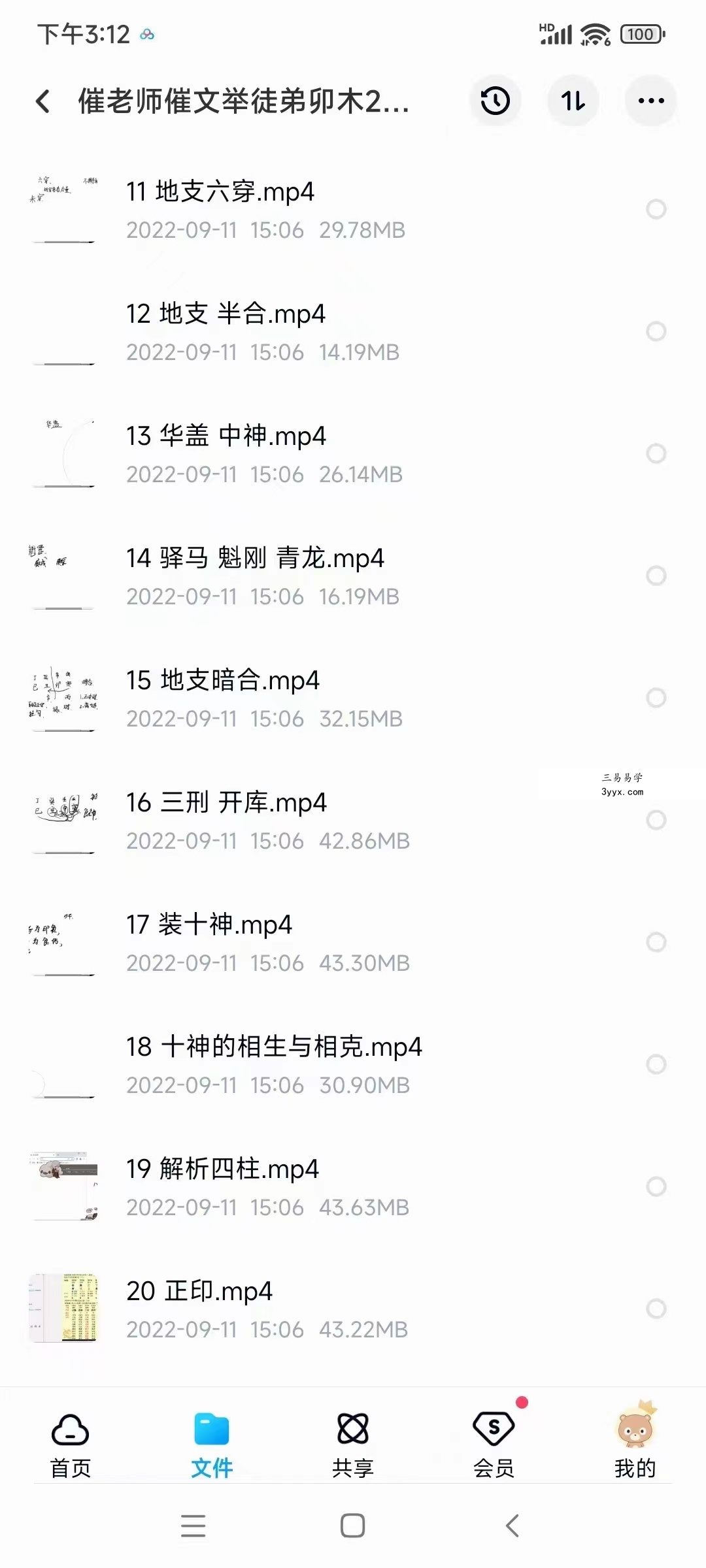 2022年 催老师催文举徒弟卯木盲派命理基础课程视频28集 百度网盘下载 资料图片