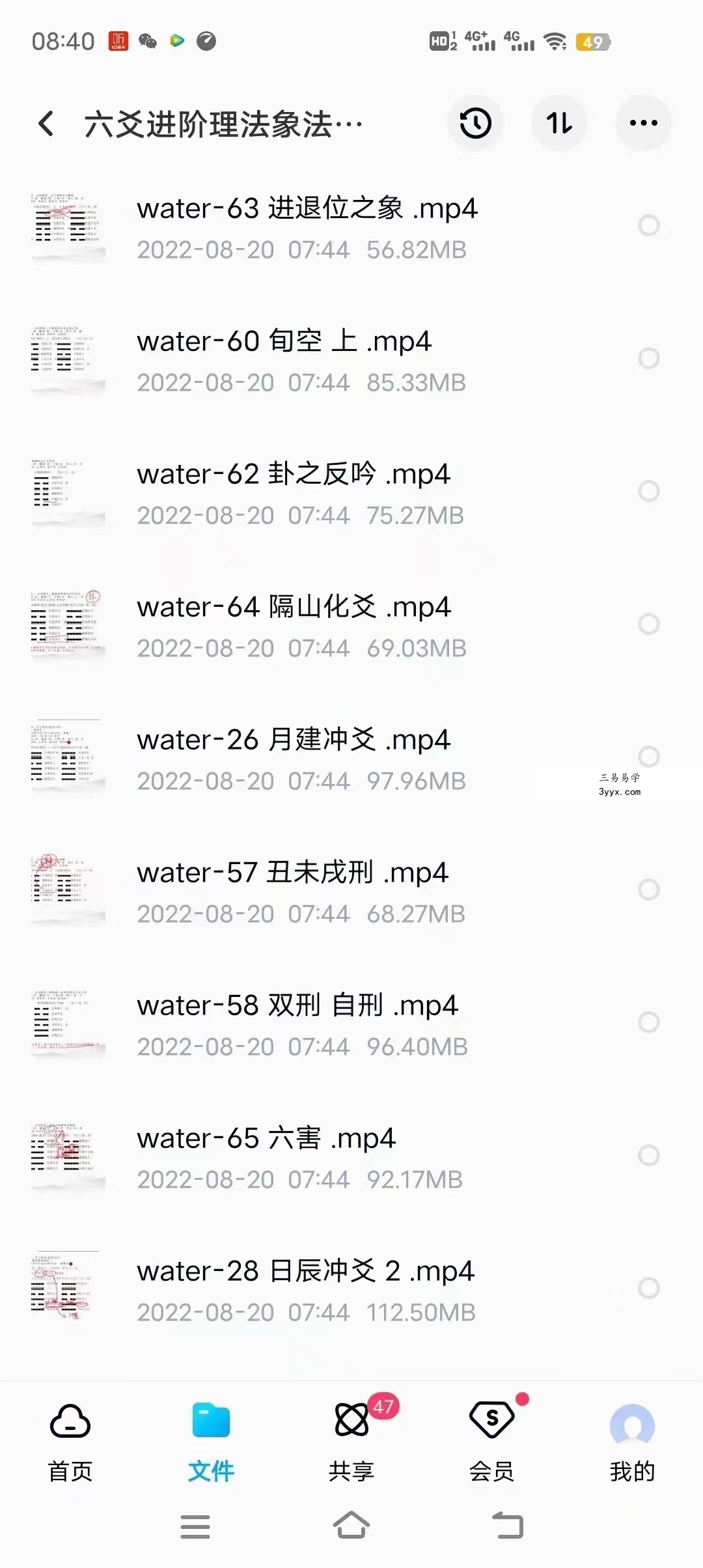 青岚六爻初级+理法进阶、象法进阶讲课视频 百度网盘下载 资料图片