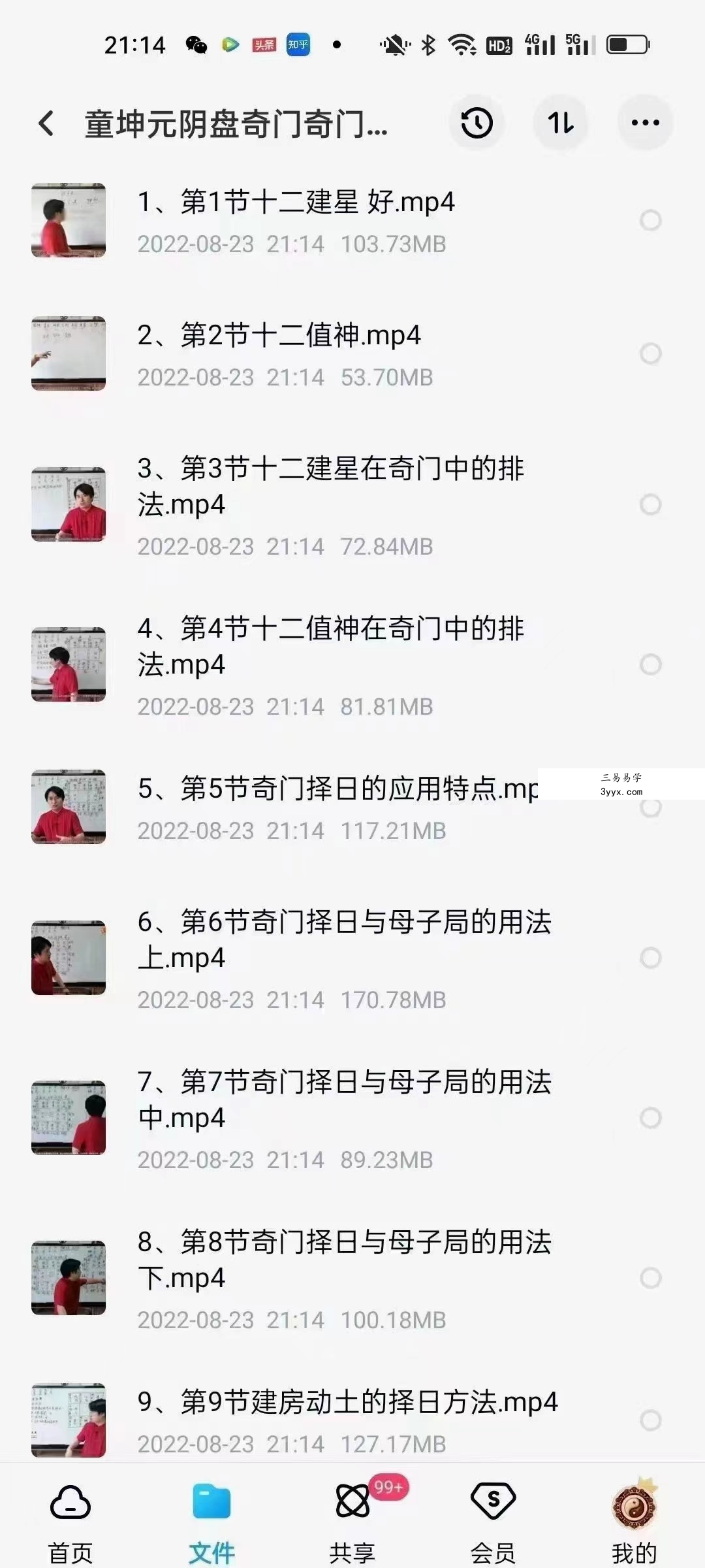 童坤元 阴盘奇门奇门择日 19集 百度网盘下载 资料图片