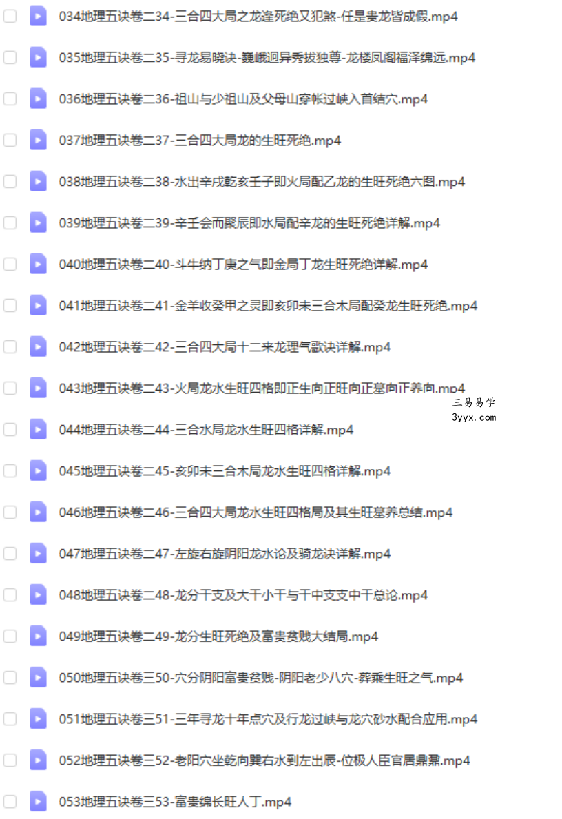 金秋老师全部风水讲座课程《地理五诀》透解视频完整版 全套153集 资料图片