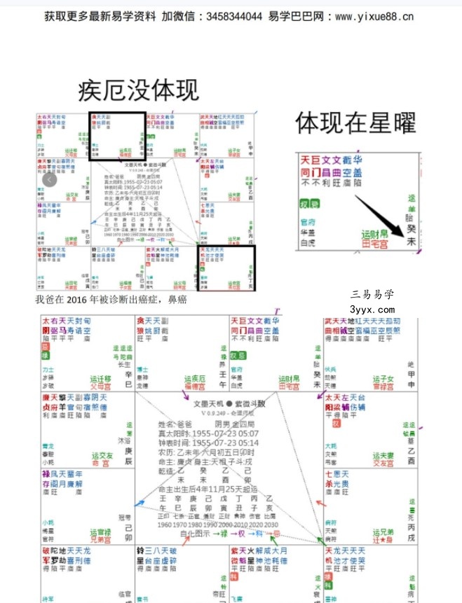 依婷紫微2021最新斗数论疾厄资料+答疑 资料图片
