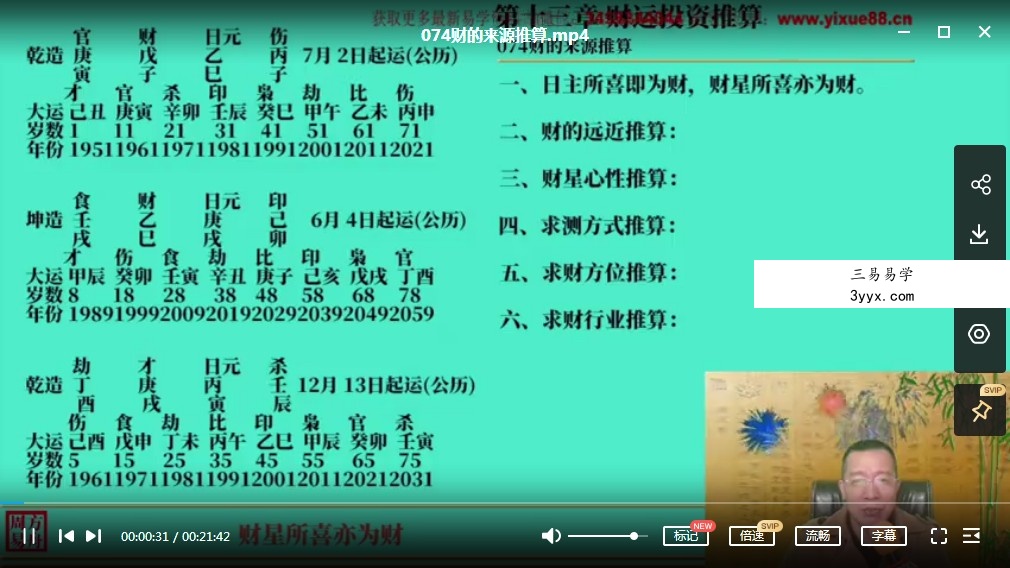 方舟周易八字课程105集视频 百度云下载! 资料图片