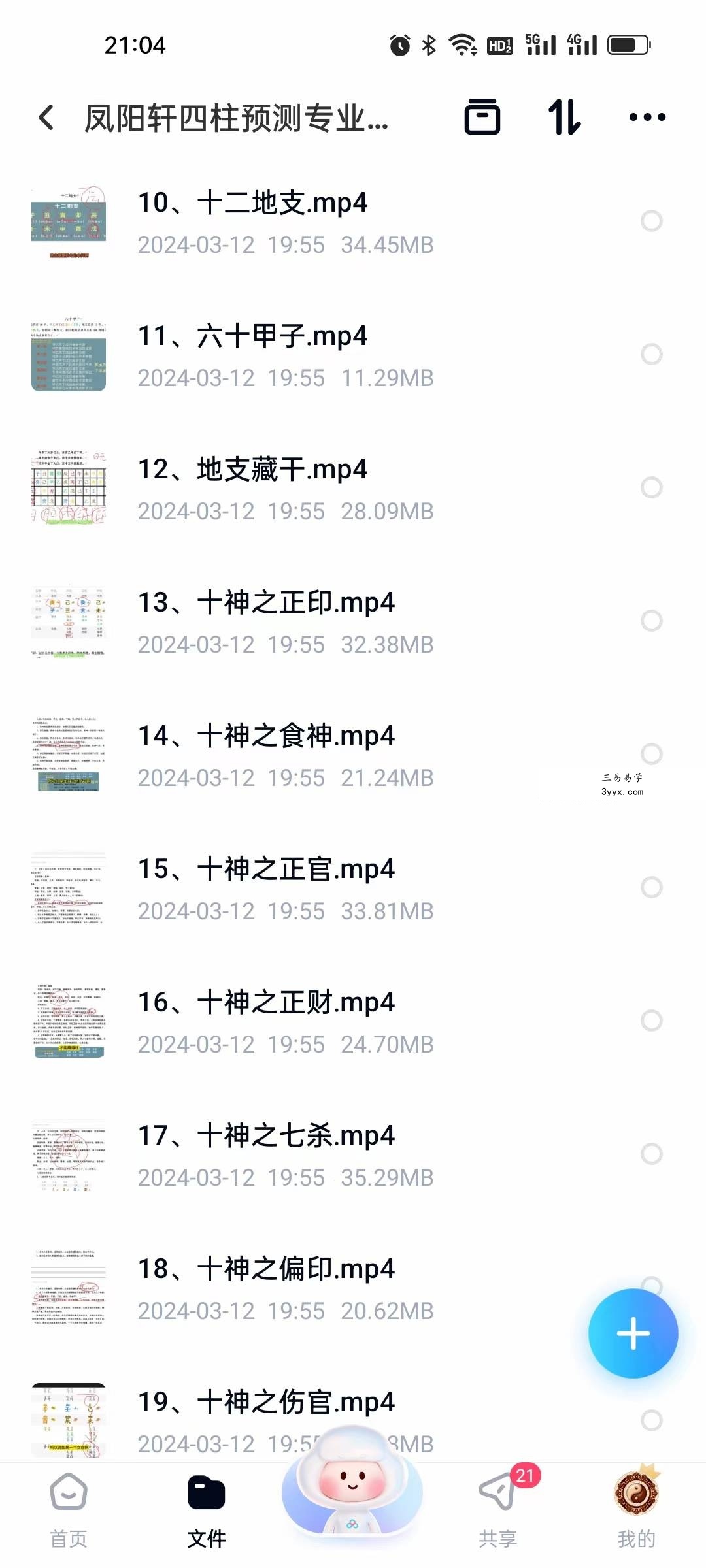 凤阳轩 四柱八字预测专业班42集 资料图片