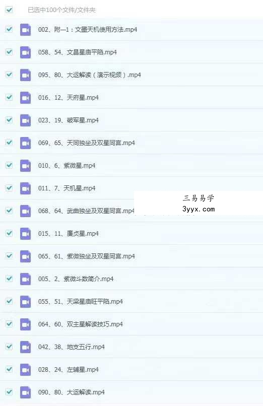 绽放星空能量:从零基础到紫微斗数解读师100集 资料图片